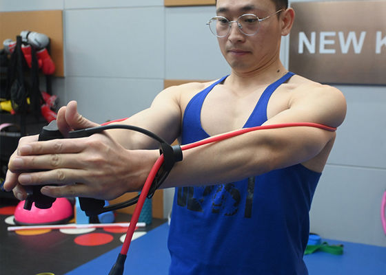 Customizable Single TPE Resistance Bands with Handles for Exercise