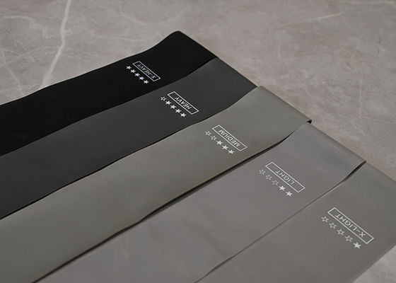 Boost strength and flexibility with our 5-Piece Gradient Color Resistance Bands Set, packaged in a convenient cloth bag