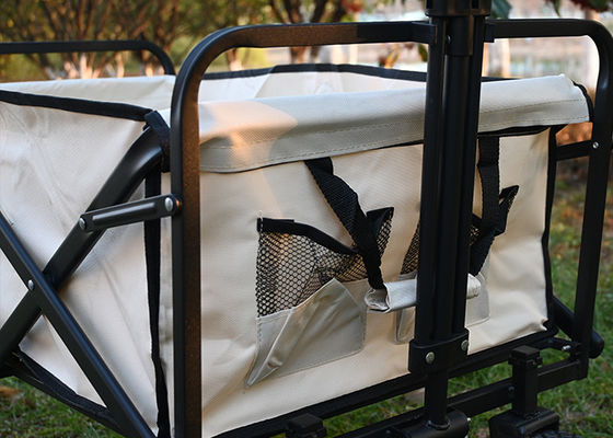 All-Terrain Beach Cart: Foldable 150L Utility Cart with Wheels