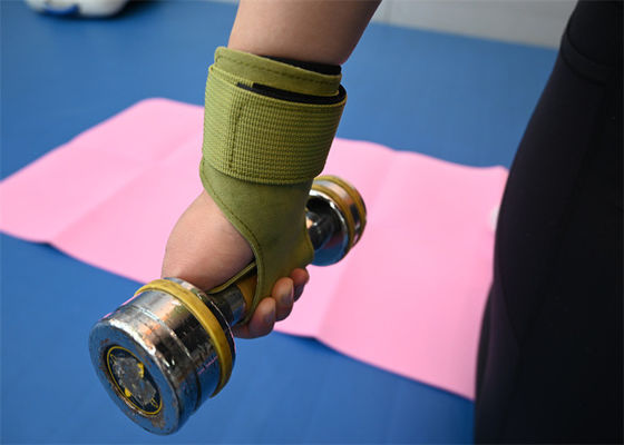 ODM Gym Wrist Wraps Pink Green Wrist Wraps For Weight Lifting