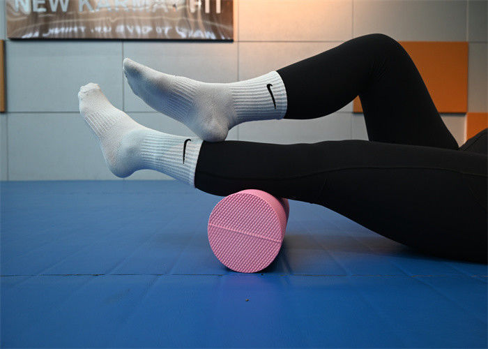 Pink Runner Foam Roller Muscle Massage & Recovery For Back Pain Leg