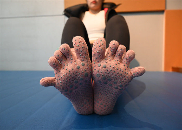 100% Cotton Yoga Footwear With Grip Available In Multiple Colors Sizes S-XL